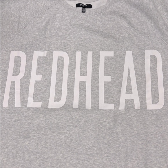 Brunette The Label Light Gray 'Redhead' Sweatshirt NWT (DISCONTINUED) - Picture 4 of 10